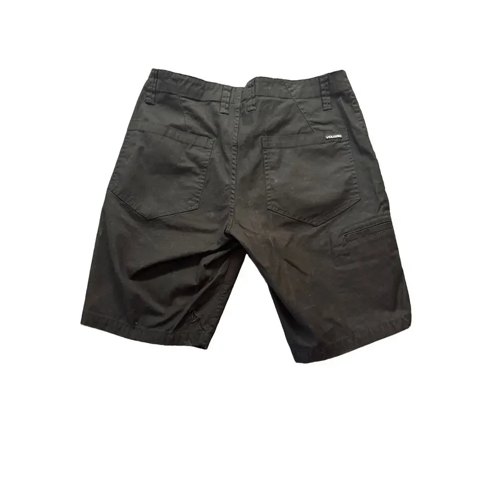 VOLCOM mens Black Modern Stretch Shorts 8